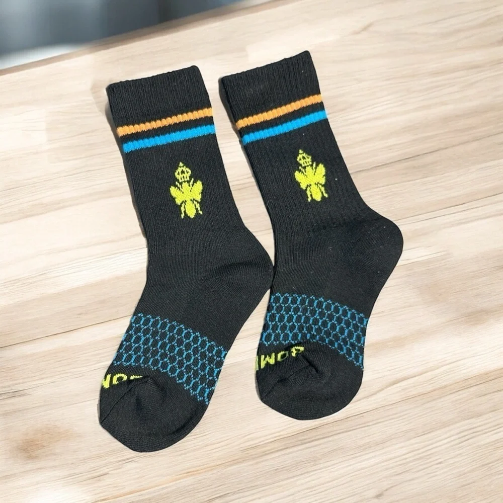 Bombas Kids Crew Socks – 4 Pair Bundle – Size X-Small – NWT